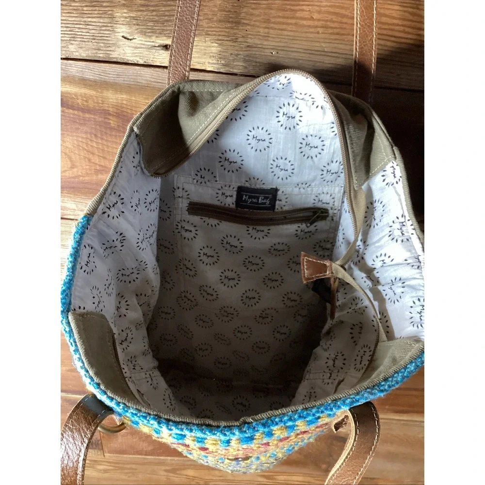 Myra Bag Tangerine Tote S-3942 Yellowstone Western Rustic Weekender Large